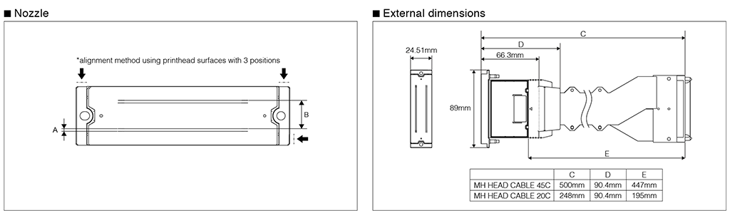 image:Specifications / External dimensions