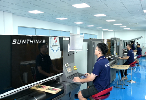 Sample Printing Department Room A